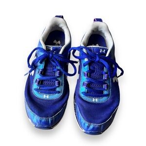 Hurley Girl's Under ARMOUR Assert  Frosty Blue Purple Running Shoes Size 4.5Y